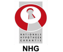 Hoge resolutie logo van Van de Ven & Meijer Advies met NHG Nationale Hypotheek Garantie voor betrouwbare hypotheekadviezen.